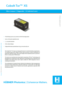 Cobolt Tor XS pulsed lasers