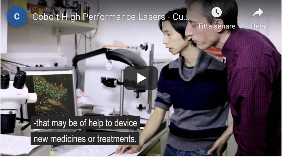 Start image of video 'Cobolt High Performance Lasers'