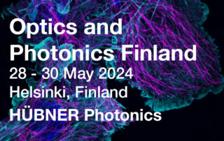HÜBNER Photonics at Optics and Photonics FInland 2024