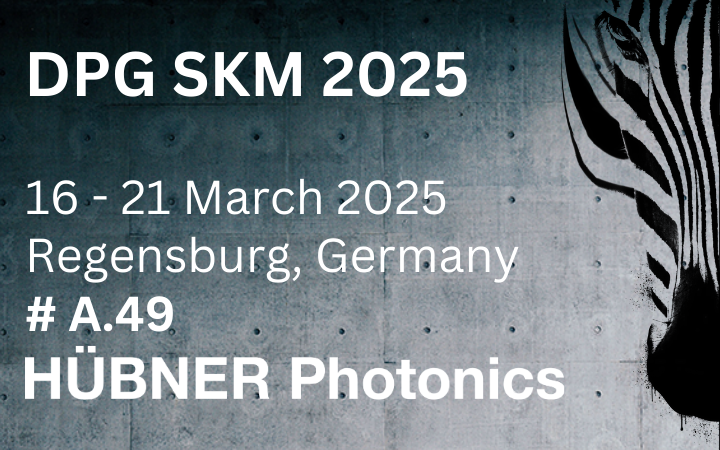 HÜBNER Photonics at DPG SKM 2025 location A 49