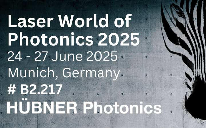 HÜBNER Photonics at Laser World of Photonics 2025