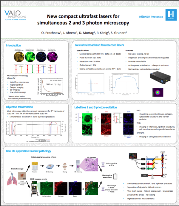 New compact ultrafast lasers for simultaneous 2 and 3 photon microscopy ...