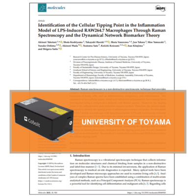 Cobolt Samba - Cellular Tipping Point of Inflammation-study