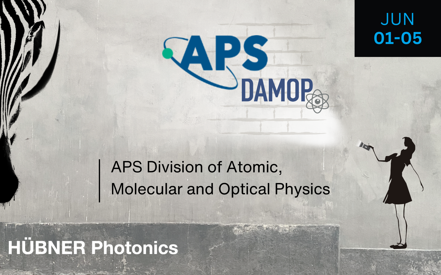 Banner_Hubner Photonics at APS-Division of Atomic, Molecular and Optical Physics-DAMOP-2026